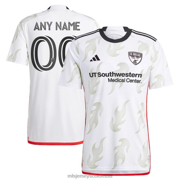 fc dallas adidas blanco 2023 burn baby burn réplica camiseta personalizada hombres MLS Jerseys jersey TJ666302