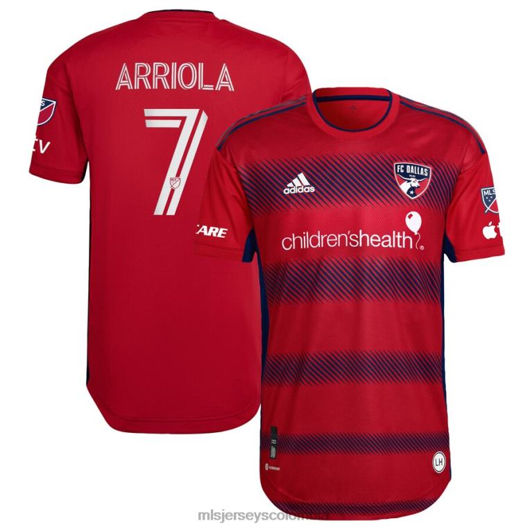 fc dallas paul arriola adidas rojo 2023 crescendo kit camiseta de jugador auténtica hombres MLS Jerseys jersey TJ666377